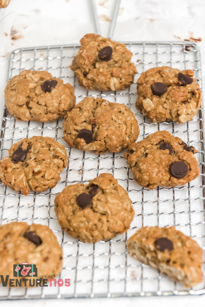 Gluten-Free and Dairy-Free cookies on a cooling rack