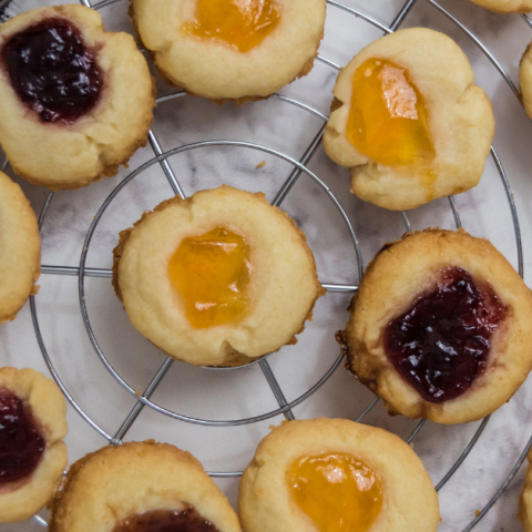 Easy thumbprint cookies