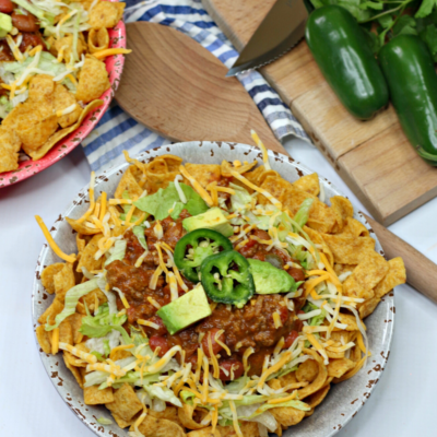 Easy Slow Cooker Frito Pie Recipe