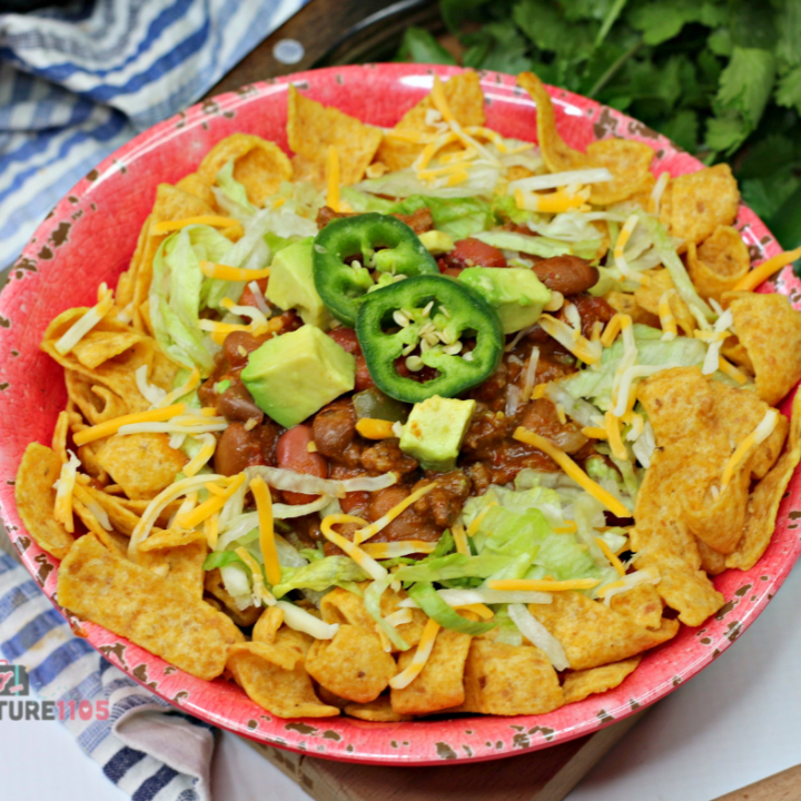 Easy Slow Cooker Frito Pie Recipe