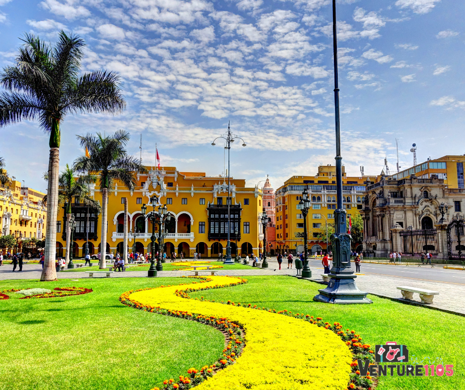 Plaza del armas in lima peru
