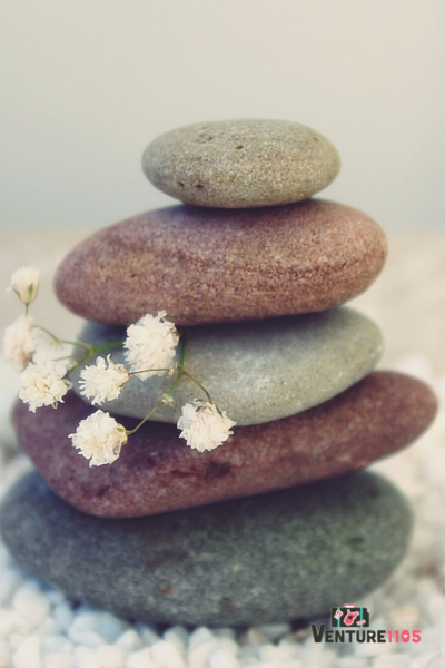 Stones stacked on top of each other