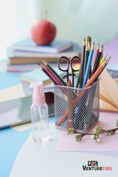 A child's desk