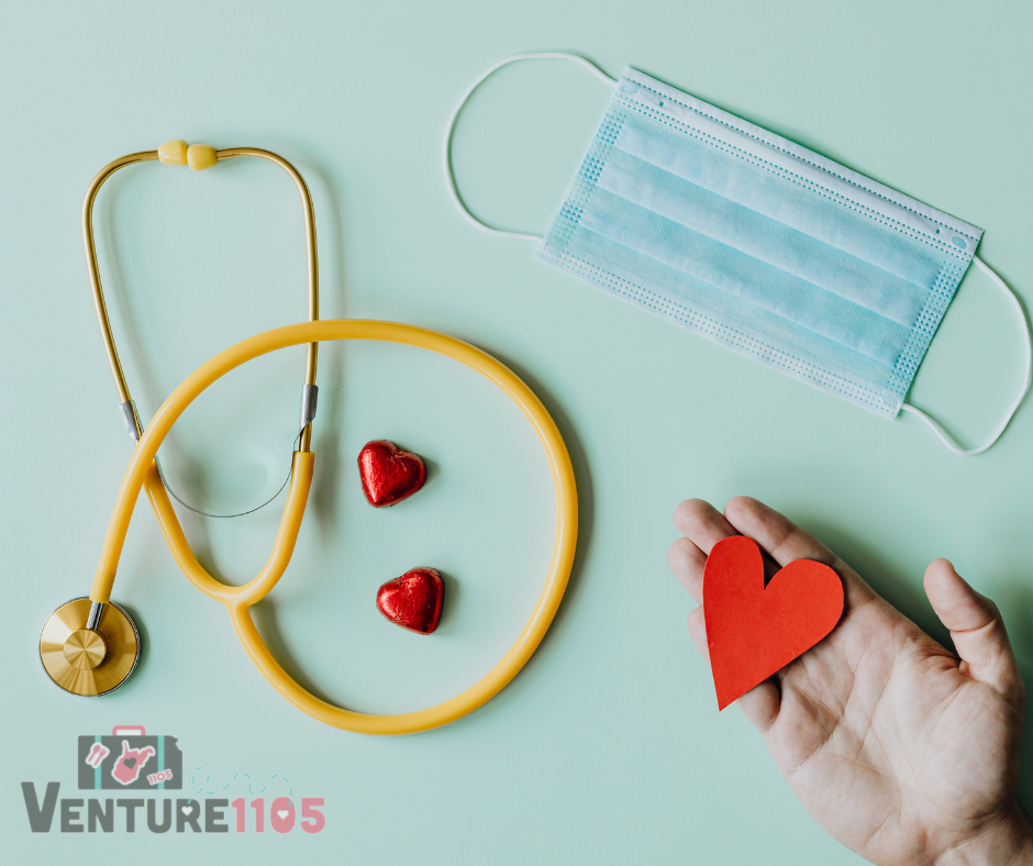 a stethoscope and a mask