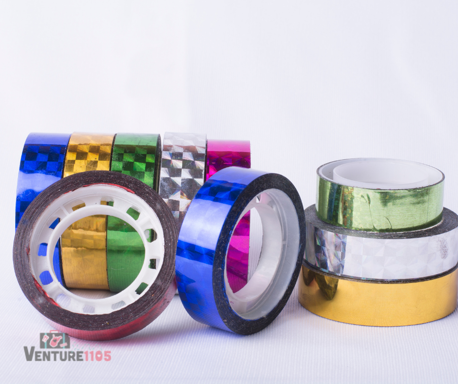 custom metallic packing tape