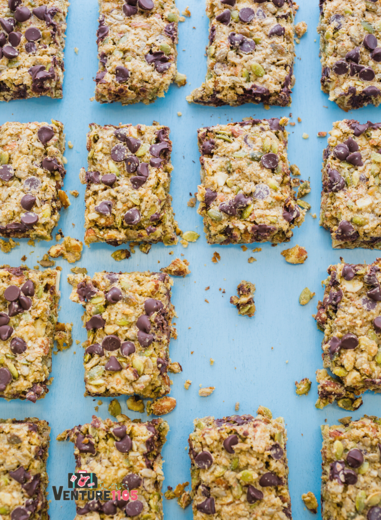 Gluten-free chocolate chip granola bars