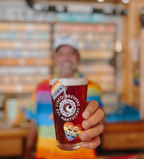 A beer from Cisco Brewers 
