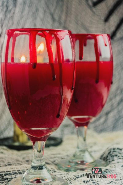 2 glasses of vampire punch