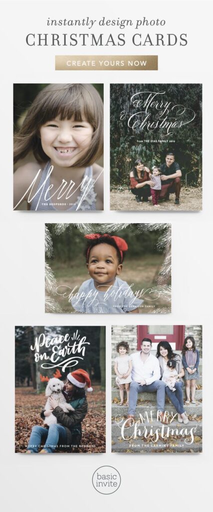 Order Christmas Cards from Basic Invite by clicking this image 