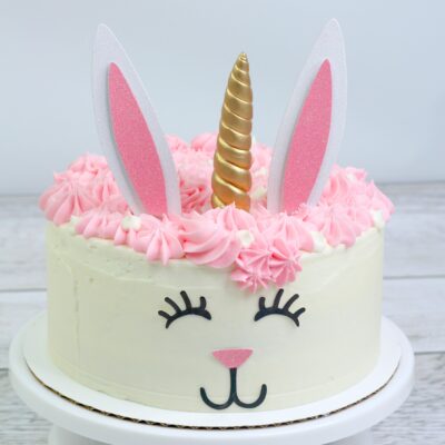 Easter Bunny Unicorn Layered Cake Recipe
