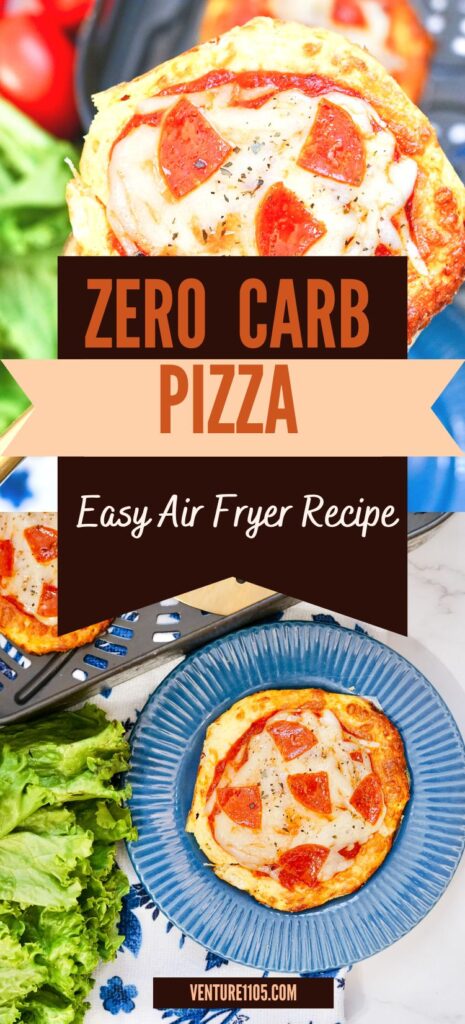 Zero Carb Pizza Easy Air Fryer Recipe 