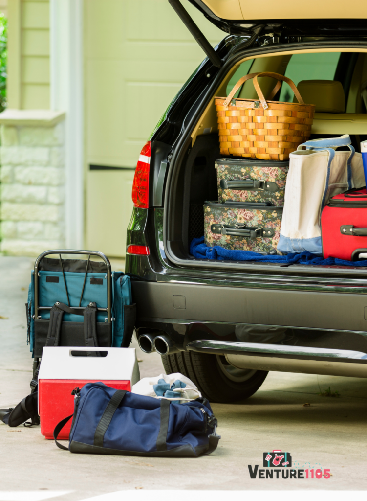 packing a car for a road trip